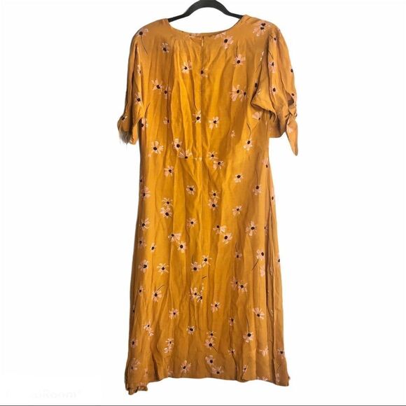 Faithfull the Brand Emilia Midi Floral Dress Size US 8/ Large - Picture 9 of 16